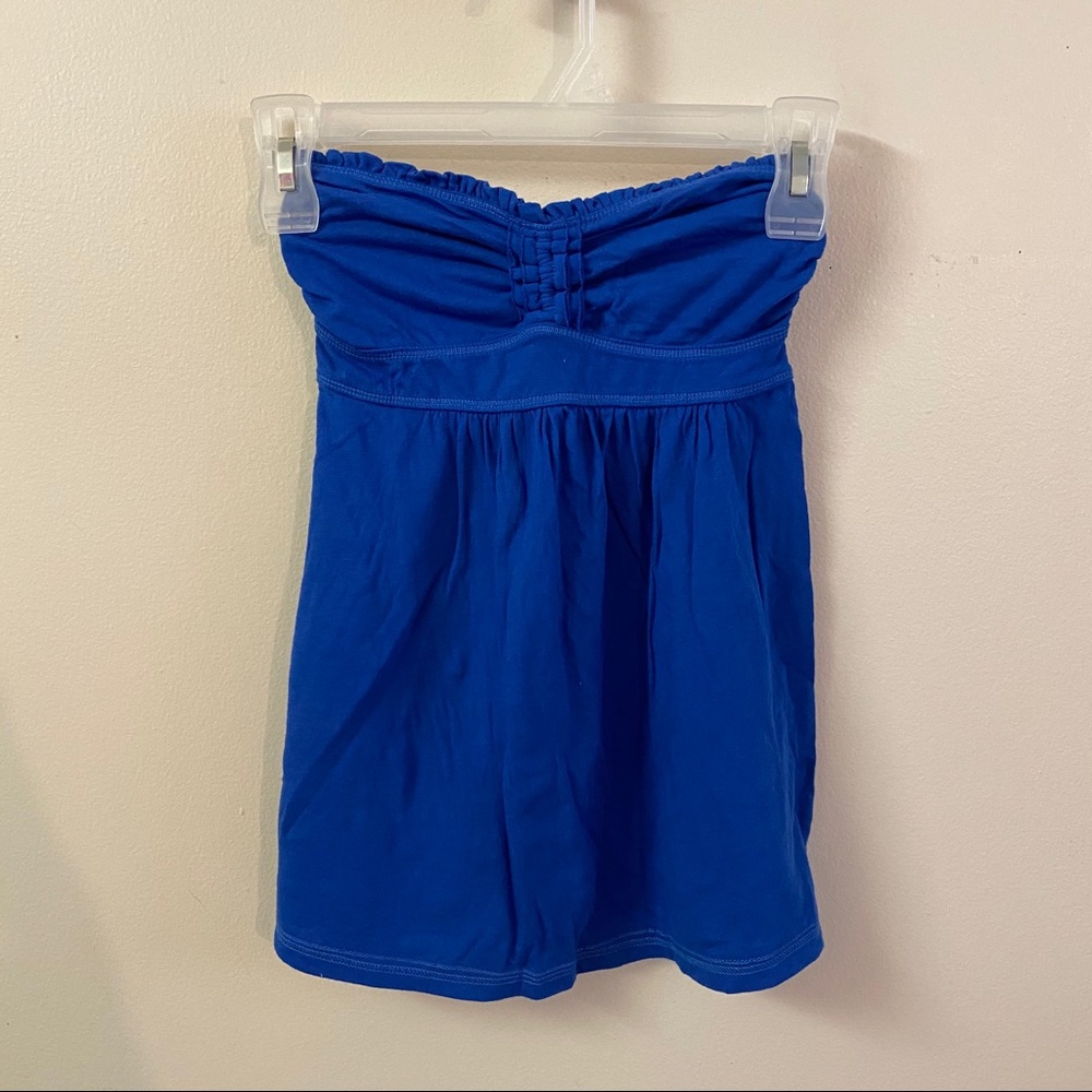 Abercrombie & Fitch Strapless Tie Back Tube Top
